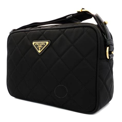 prada nylon bandoleer bag|prada quilted shoulder bag.